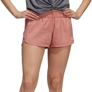 NWT Coral Adidas Pacer Training Shorts - Magic Earth, Large